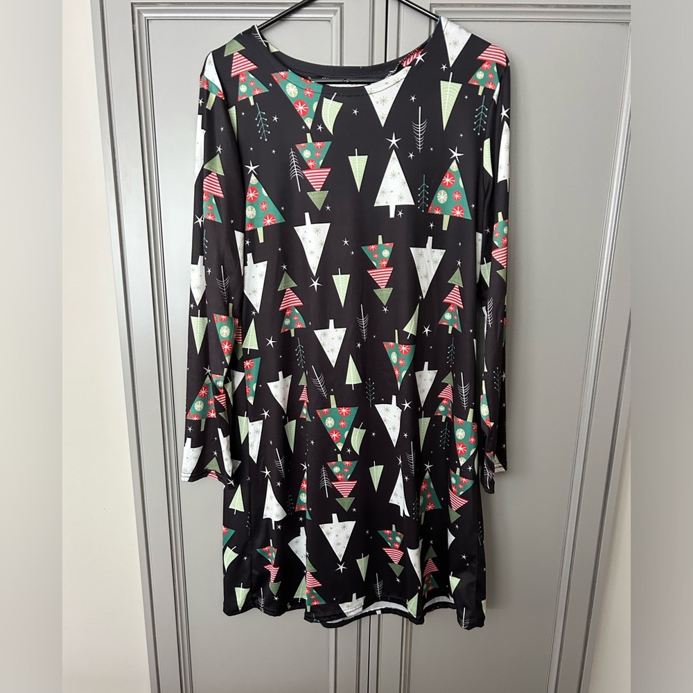 Polyester XL Christmas dress
